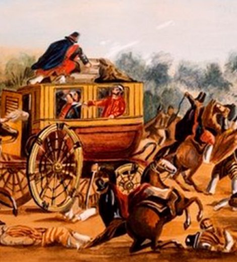 Asesinato del General Quiroga en febrero de 1835