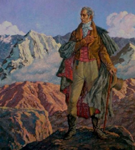 Bolívar en el Chimborazo