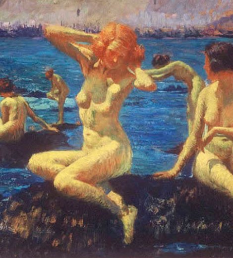 Desnudos frente al mar