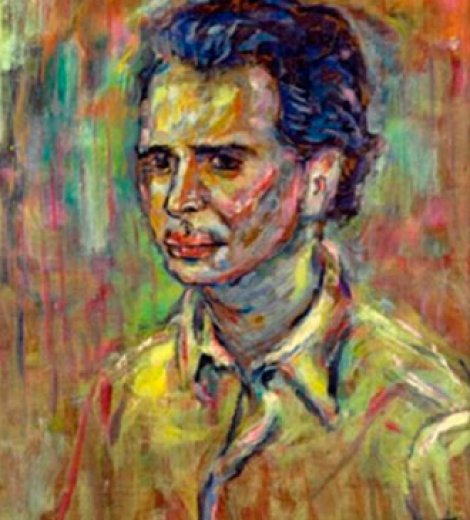 El pintor Mario Sáez