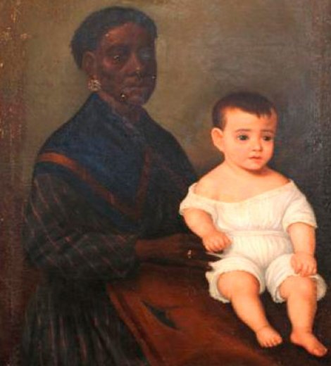 La negra y el niño