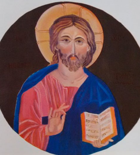 Cristo, sabiduría divina sobre la Escuela de Salónica
