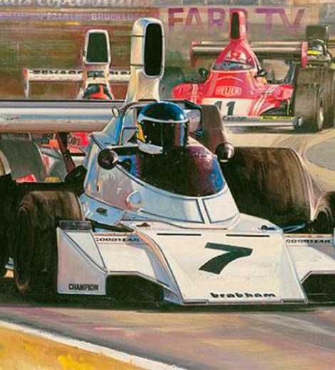 Carlos Reutemann en carrera