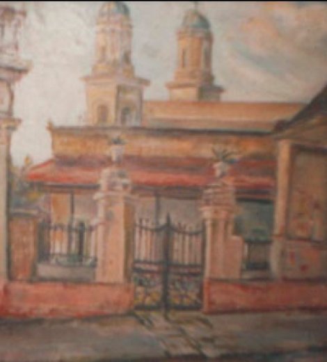 Colegio Nacional de Quilmes – Óleo sobre tela	Colegio Nacional de Quilmes