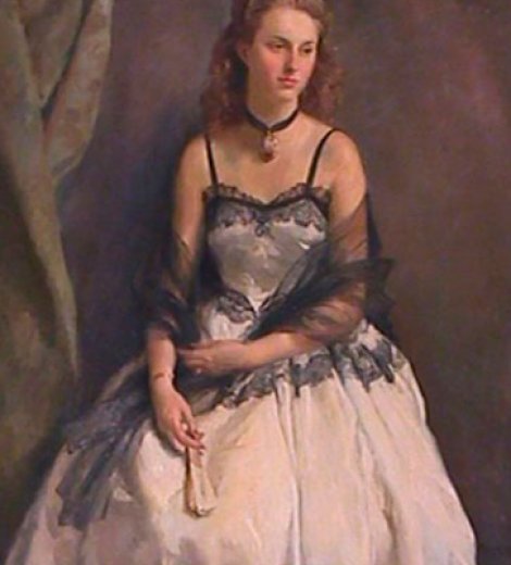 Lydia Montarsolo, óleo por Miguel del Pino